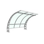 LUGANO – Pensilina per bici urbana in plexiglass