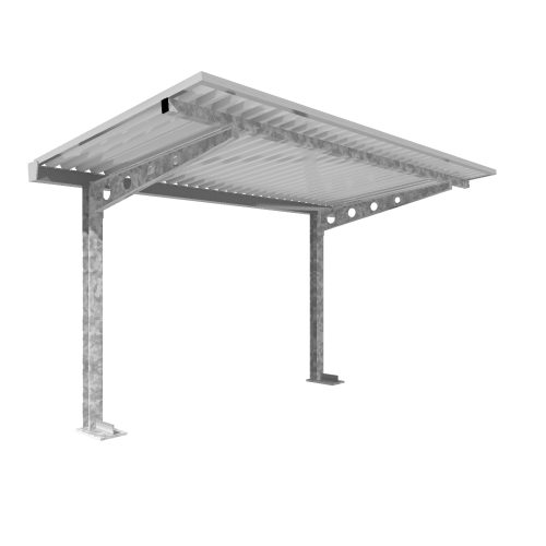 LOCARNO - Pensilina urbana a sbalzo per bici e moto