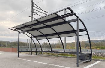 Pensilina STANDARD con fotovoltaico